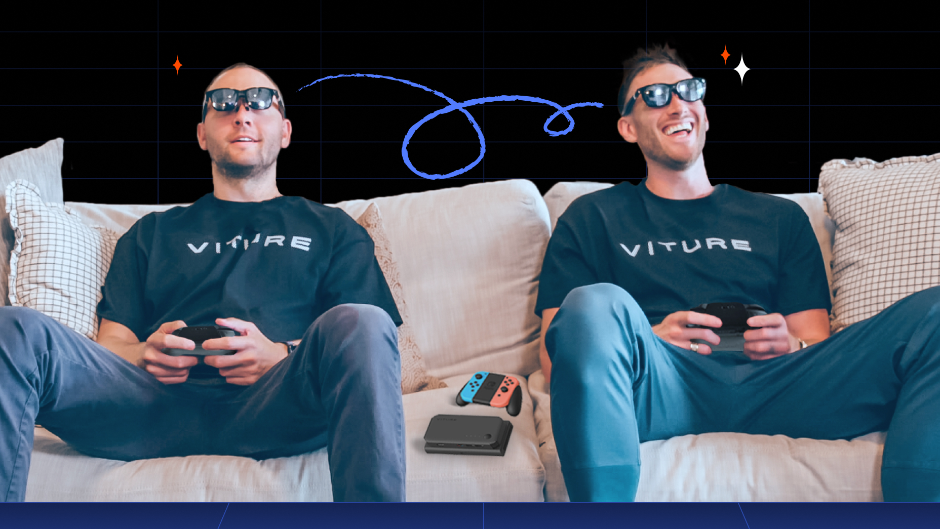 NBA All-Star & avid gamer Gordon Hayward loves playing on VITURE One when he's on the road.