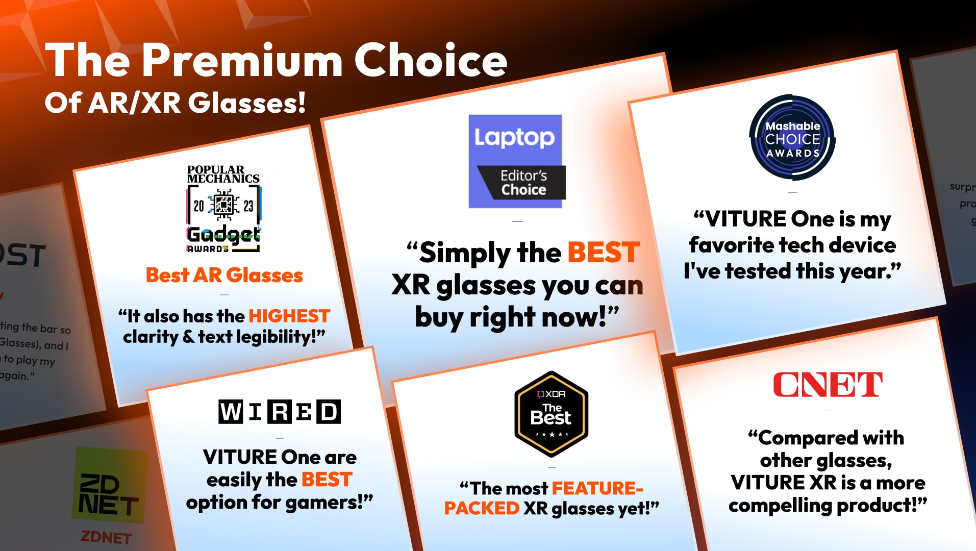 They can't stop showering praise on VITURE One!