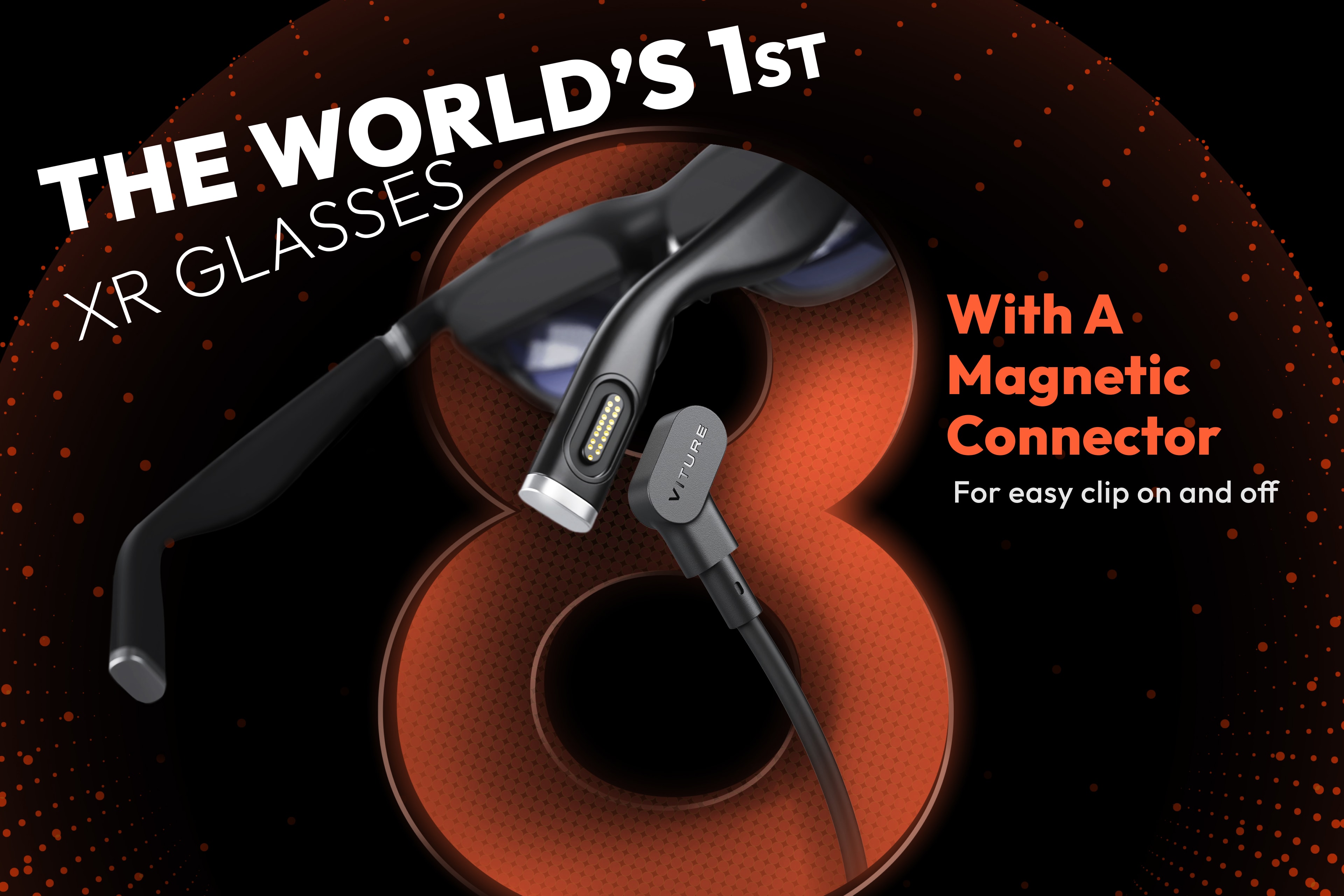 No getting the cord caught and yanking off the glasses!